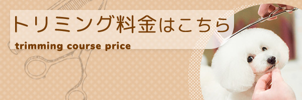 トリミング料金はこちら